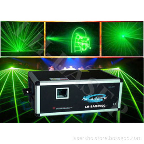 High Power Green Laser Show Lights , Animation Laser Light For Celebration / Stadio